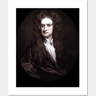 Sir Isaac Newton Portrait Art Posters and Art